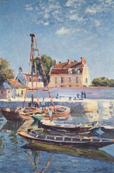 Barche a vela, c.1885 da Alfred Sisley